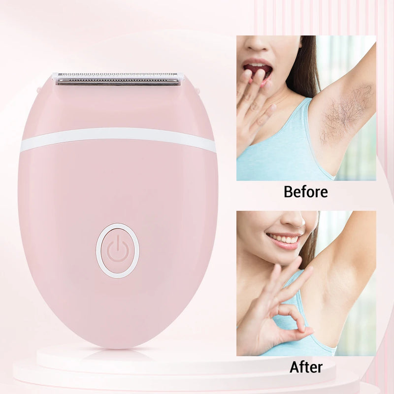 3 in 1 Women's Shaver Electric Mini Razor Whole Body Special Hair Removal Equipment Knife Armpit Intimate Area